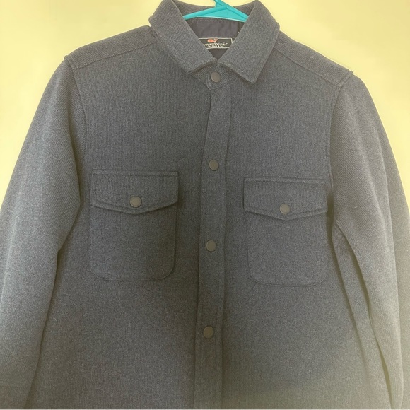 Vineyard Vines Sweater Fleece Shirt Jacket Small - Picture 14 of 16